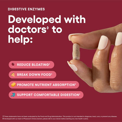 VELÉRA™ Digestive Enzymes with Probiotics + Prebiotics for Digestion & Gut Health.