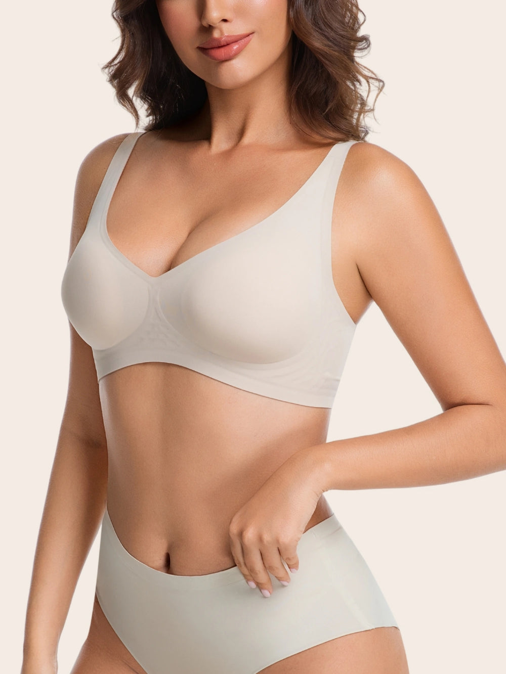 LIFTÉ™ Deep-V Jelly Push Up Bra