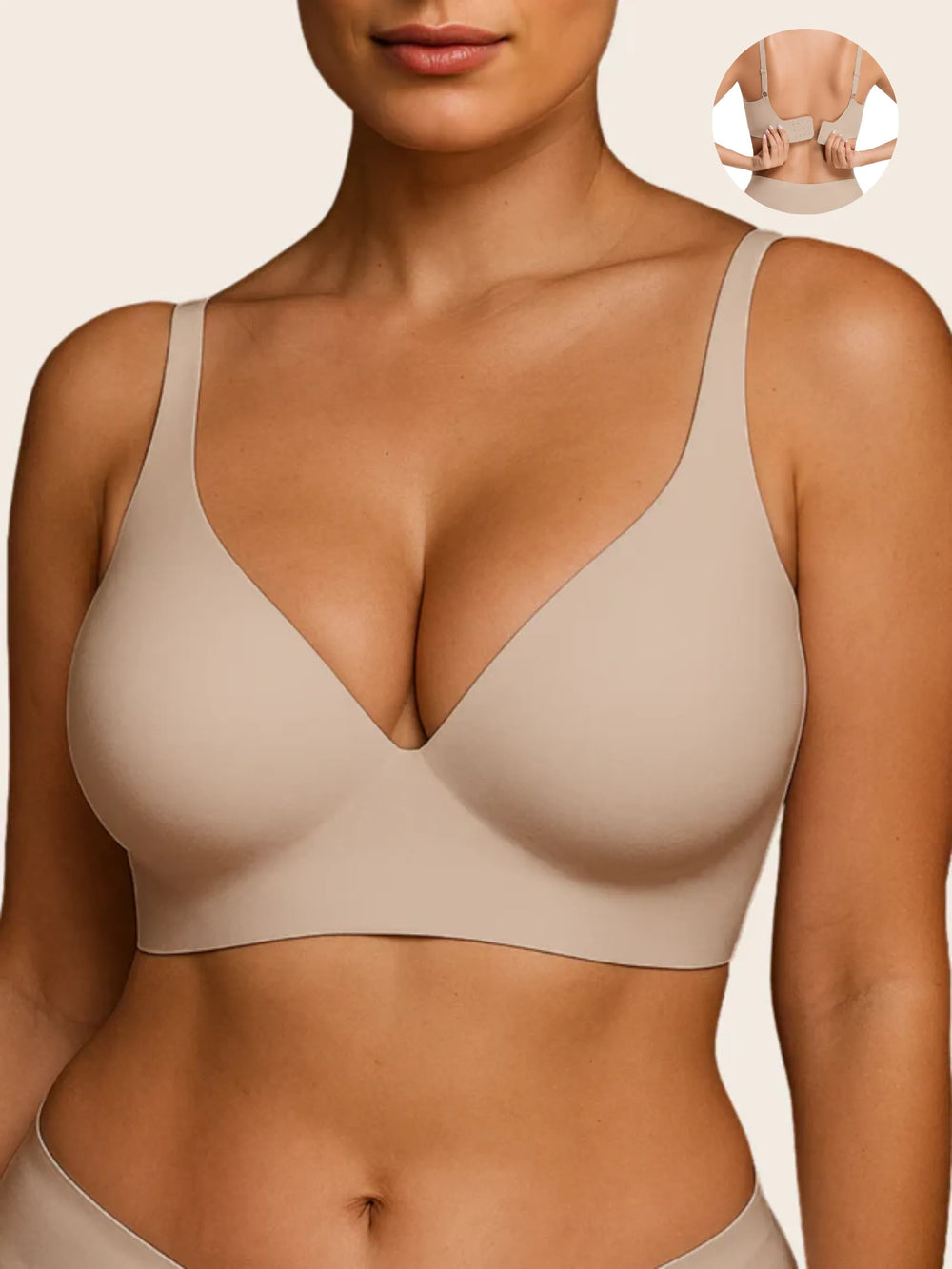 LIFTÉ™ Deep-V Jelly Push Up Bra