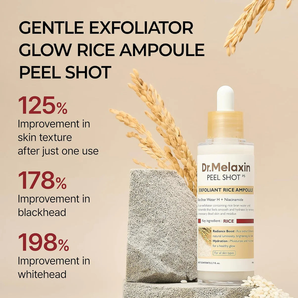 Dr Melaxin™ Rice Peel Shot Ampoule