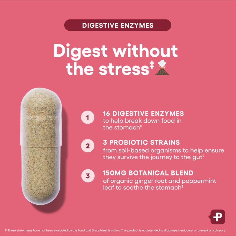 VELÉRA™ Digestive Enzymes with Probiotics + Prebiotics for Digestion & Gut Health.