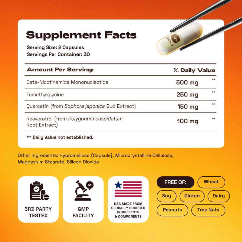 Cata-Kor™ NMN Capsules | 4-in-1 Anti-Aging & Cellular Renewal Complex