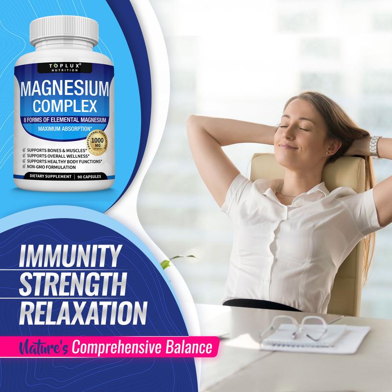 8-in-1 Magnesium Complex – Stress, Sleep & Recovery Support