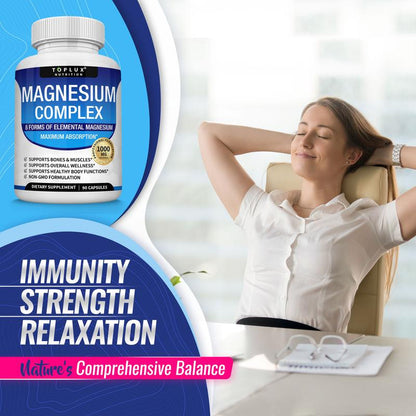 8-in-1 Magnesium Complex – Stress, Sleep & Recovery Support