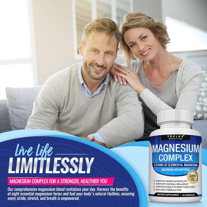 8-in-1 Magnesium Complex – Stress, Sleep & Recovery Support